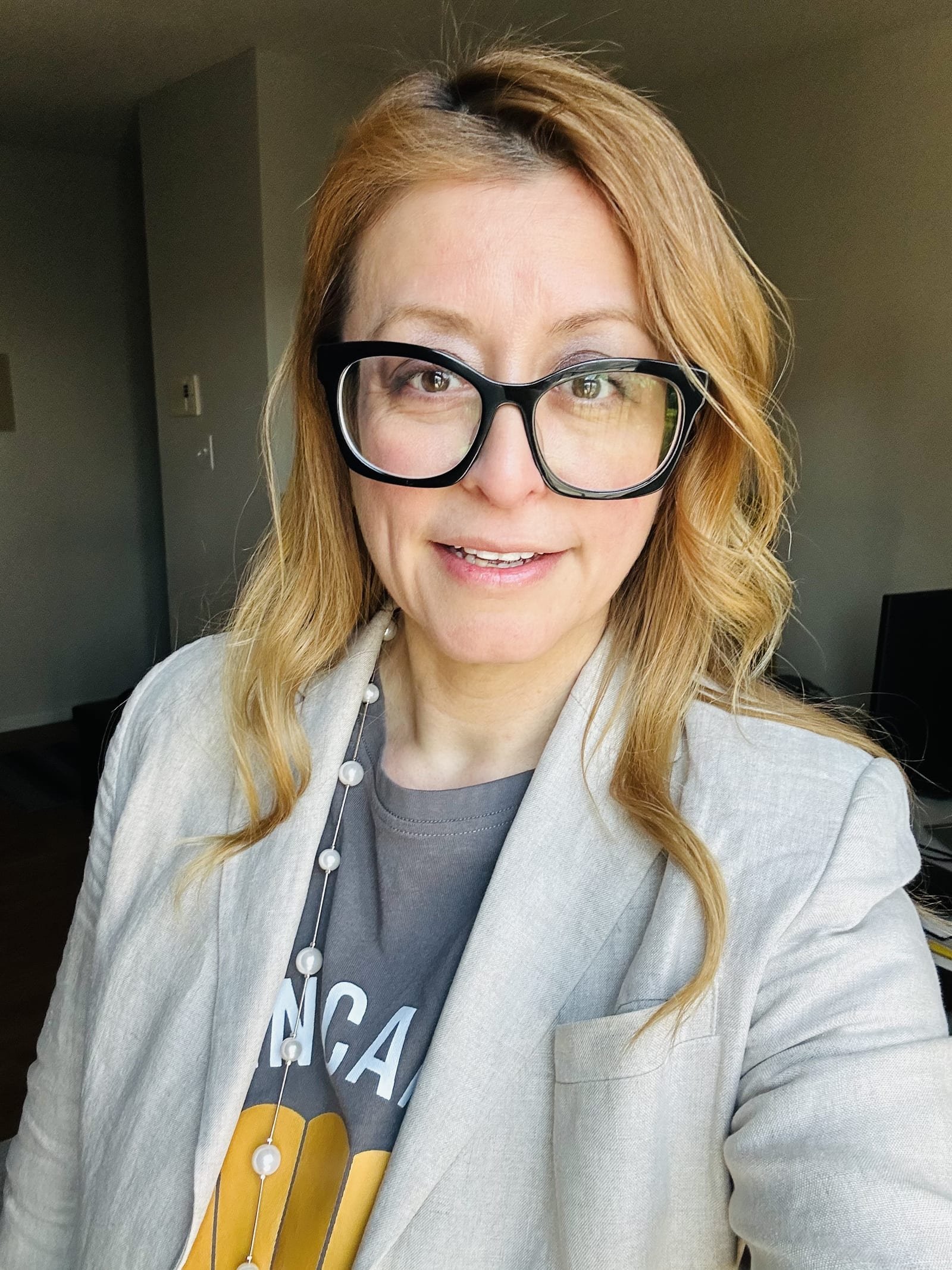 Ana Avilés at home in Saskatchewan